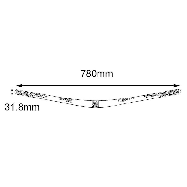 Pro Wake Alu Alloy Mtb Sykkelstyre 780*31.8mm