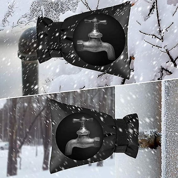 2 stk Tap Protector Frost Cover Vinter Tykket Utendørs