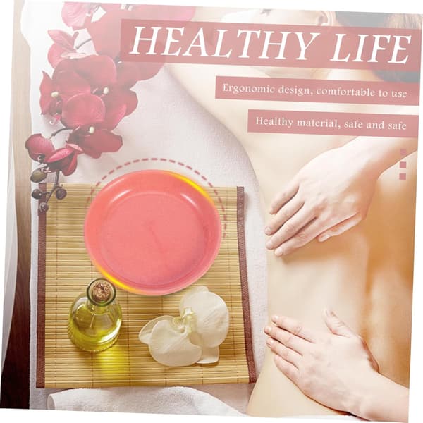 2 stk keramisk skrapefat for benmassasje multifunksjonell Gua Sha-fat