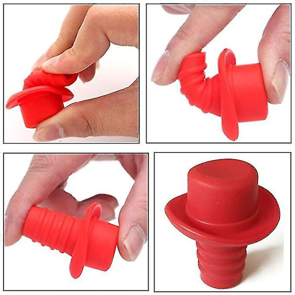 Silikon Beer Bottle Cap Vinflaska Stopper för Bar