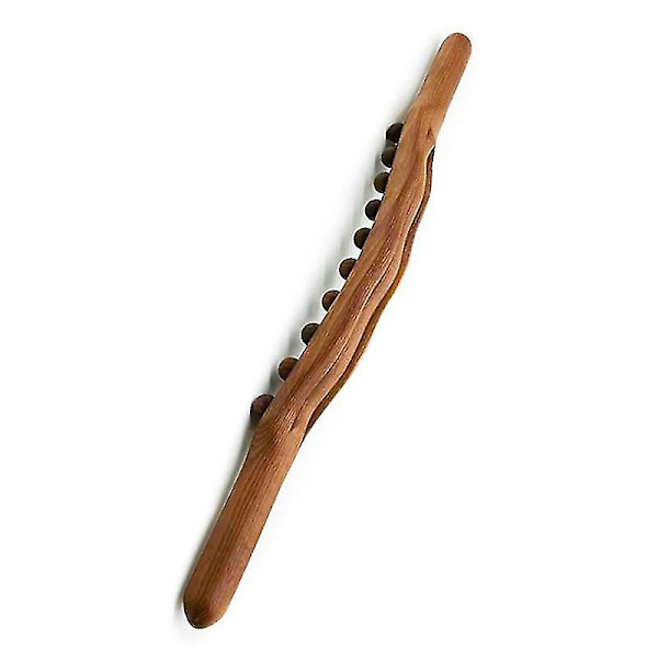 20 Pärlor Guasha Skrapningsstick Trä Massageverktyg Lindra Ömma Muskler Kropps Meridianstav För Rygg