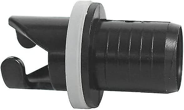 Luftventil Adapterkontakt Oppblåsbar Kajakk Luftventil Adapter (svart)(1 stk)