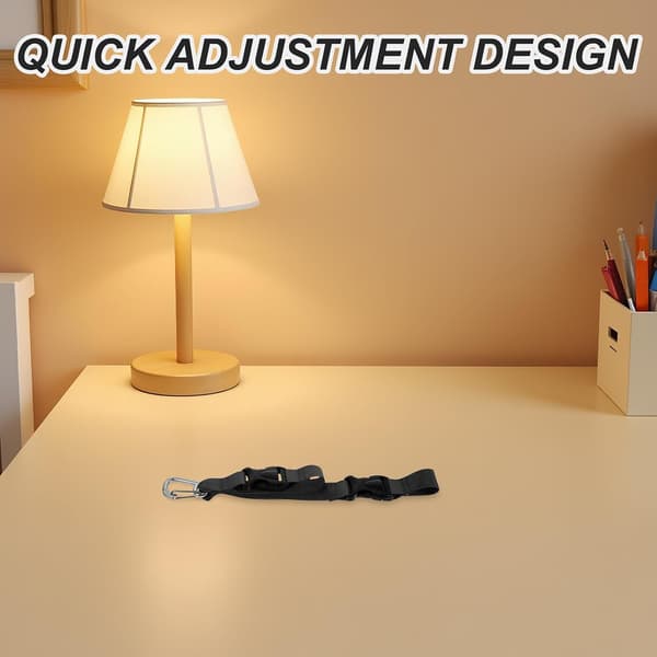 Dykkerfinneholder Sort Messingklips Snorrem med Quick-release til Dykkerudstyr