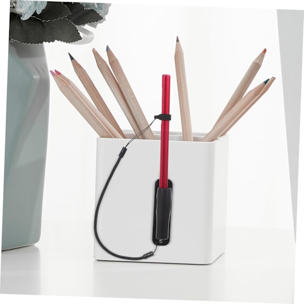 Stk. Touch Penn Uttrekkbar Snor Anti-miste Tau Passer Penneholder for Journal Ledning for Nettbrettskjerm