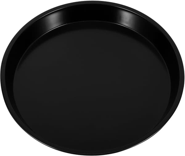 Pizzapanne i karbonstål, rund, non-stick bakebrett, 10 tommer, solid non-stick overflate