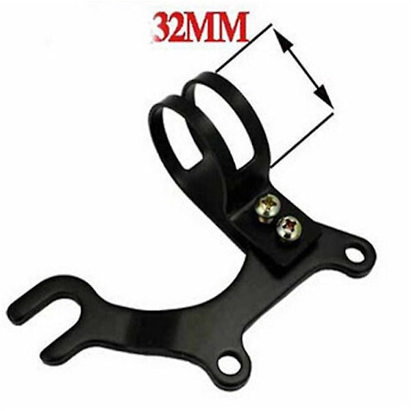 Vei Sykkel Skivebrems Brakett Rammeadapter Monteringsholder 32mm Diameter (1 stk, svart)