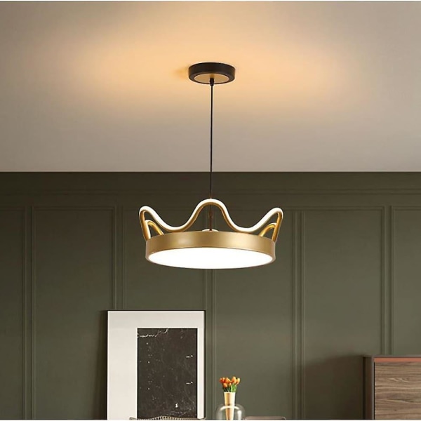 LED-hængelampe 45cm Enkelt Design Lysekrone Aluminium