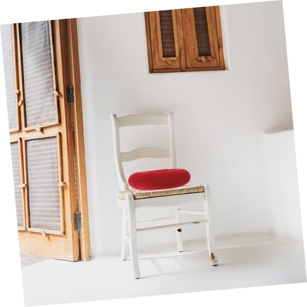 Uppblåsbar luftmunk sittdyna ring luftventil PVC förtjockad sittdyna
