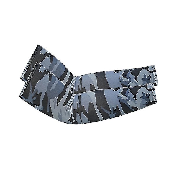 Arm Sleeves för Män Kvinnor 2 Par Sol UV-Skydd Kylande Kompression Arm Sleeves Armar Is Sleeves