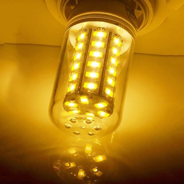 6 stk. 20 W LED Majslys 2000 Lm E14 B22 E26 E27 T 144 LED Perler