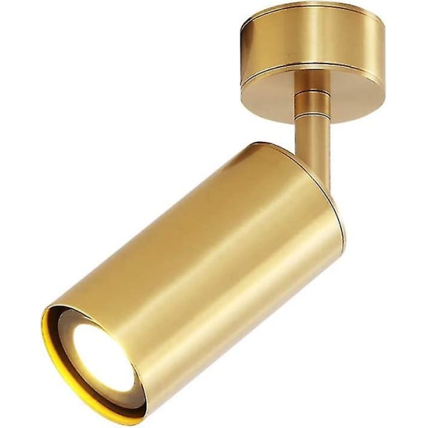 LED Loftlampe Loftlamper Læselampe, Senglampe Vægskænke 360 Grader Rotérbar Guld GU10