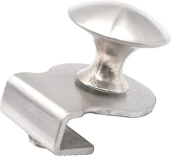 4 Pak 3-8mm Klips-på Glasdørsgreb, Rustfrit Stålgreb, Trækgreb, Ingen Boring Til Hjemmet