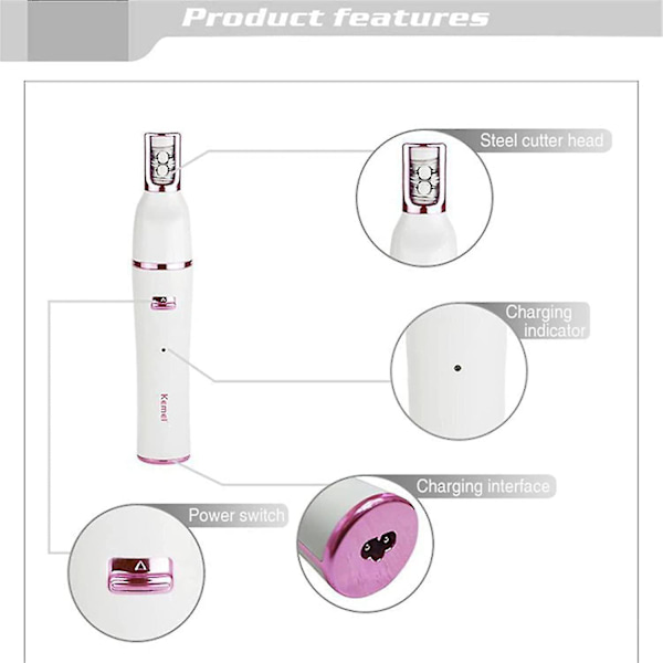 Pluxy Hårfjerning för Ansiktet, Pluxy Epil Pro 3.0, Pluxy Epilator för Ansiktet, Pluxy Hårfjerning 3.0, Pluxy Epil Pro 3.0 Kvinnors Ansikts Epilator-yuhao