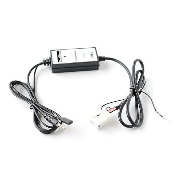 Billaudio Aux Adapter 3,5 mm Aux Indgang Cd-Skifter 12-polet Til T5