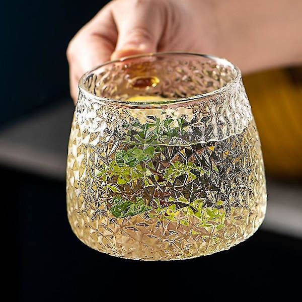 2 stk 420ml Japansk Stil Teglass Hammeret Korn Glass
