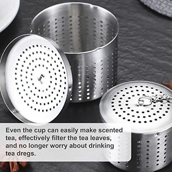 Teekugle Si Strainer Løse Blade Infuser Filter Interval Diffuser Suppe