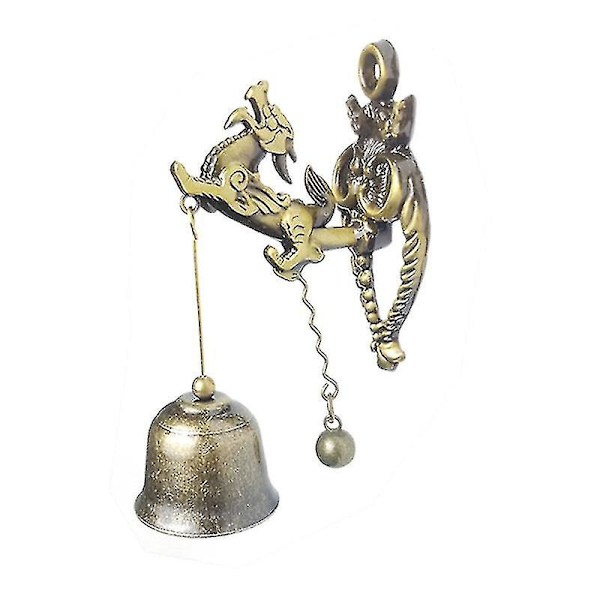 Magneettiset Ovikellon Koristeet Metalli Tuulisoitto Vintage Eläin Tuulisoitto Oviripustuskello Retro Kaupan Muistutuskello Tukkumyynti