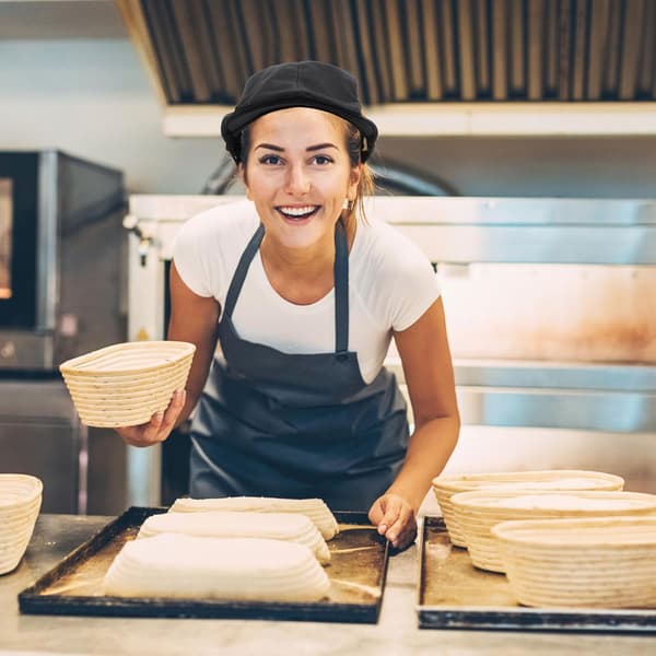 Arbetshatt Canvas Basker Kockmössa Andningsbar för Kök Matlagning Cateringpersonal Svart