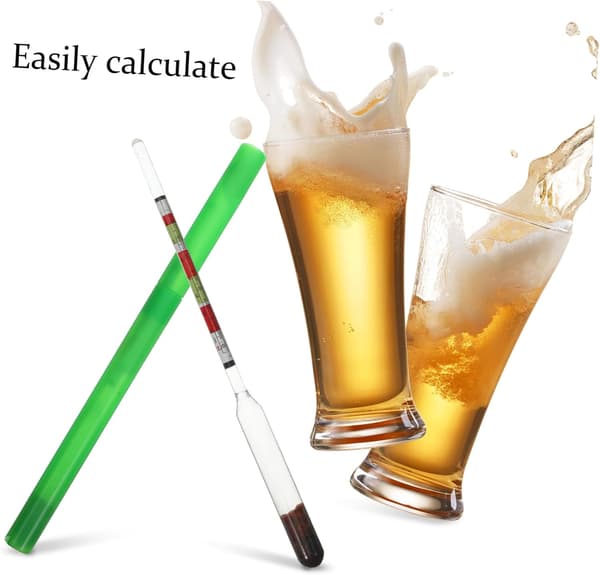 3 st. skalhydrometer för hembryggt öl och hydrometer för ölbryggningssirap för vin