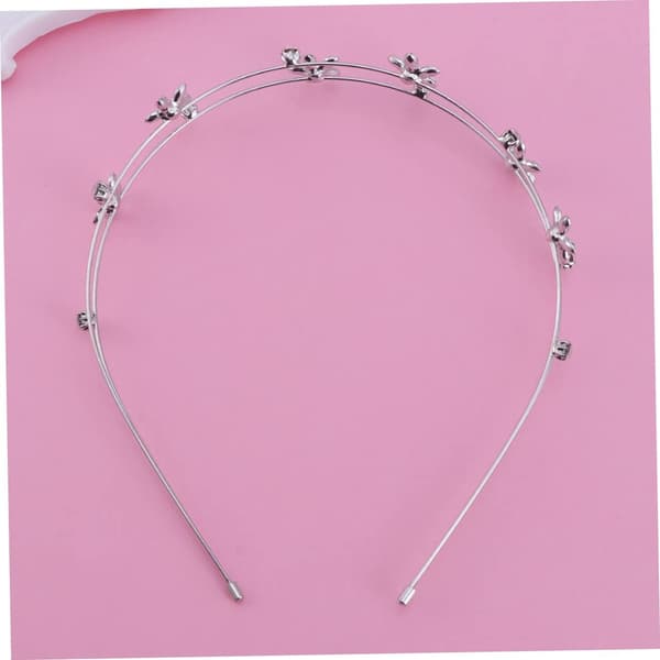 Elegant Diadem Brudhårband Strass Perfekt för Bröllop Dop Mors Dag