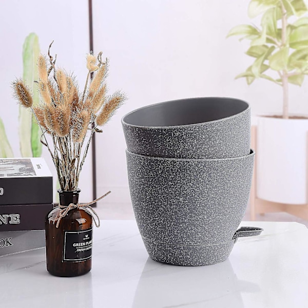 3 stk Selvvannende Automatiske Plantepotter til Bord