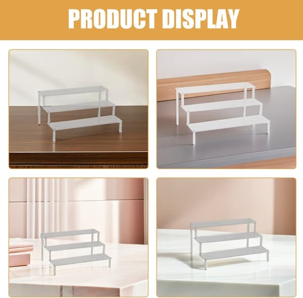 Tecknad bil display stativ akryl modell display hylla för läppstift rack actionfigur hållare
