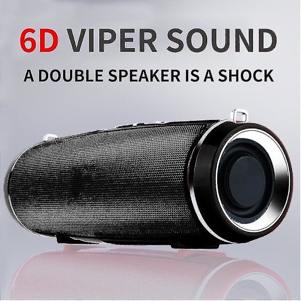Bærbare Bluetooth-høyttalere Trådløse Vanntette Dyp Bass Subwoofer Perfekt For Fester, Reiser, Utendørs, Hjem, Dusj