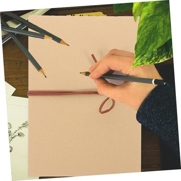 DIY Harmonika Foldbart Fotoalbum Sorte Indersider 5-Tommer Scrapbog