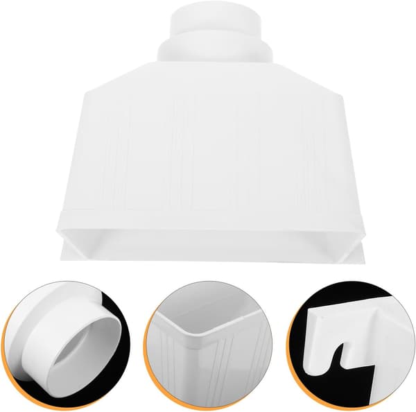 Nedløbsrør Drænforbindelse PVC 110X75Mm Lækagesikker Regnvandsrendeafleder