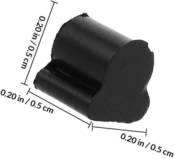 10 stk. gummistempelbufferputer for fransk horn, tuba, trombone instrumentdeler