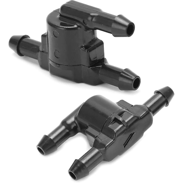 Vindusspyler Sjekkventil, Vindusvisker Spyler Vindrute Sjekkventil 8532128020 Erstatning For 4runner Avalon Camryblack2pcs)