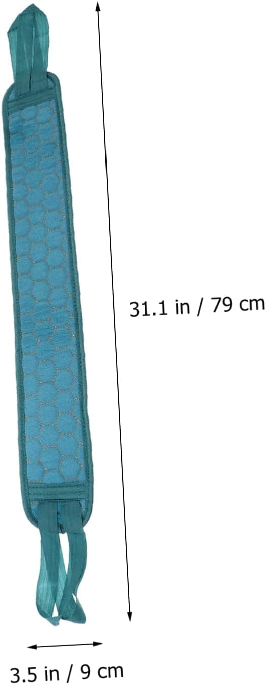 4 stk. ryggskrubber eksfolierende badestropp for dusj kroppspleie bademassasjebørstestropp
