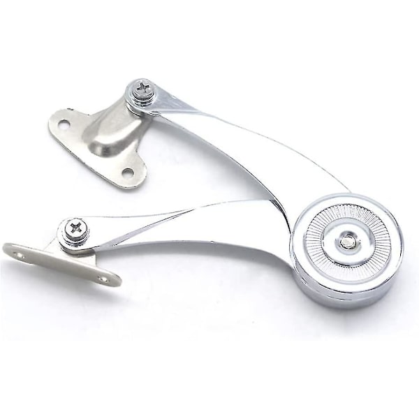 Stöd gångjärn justerbar lock hålla mjuk stängning gångjärn zinklegering långsam buffert (silver) (1 st)