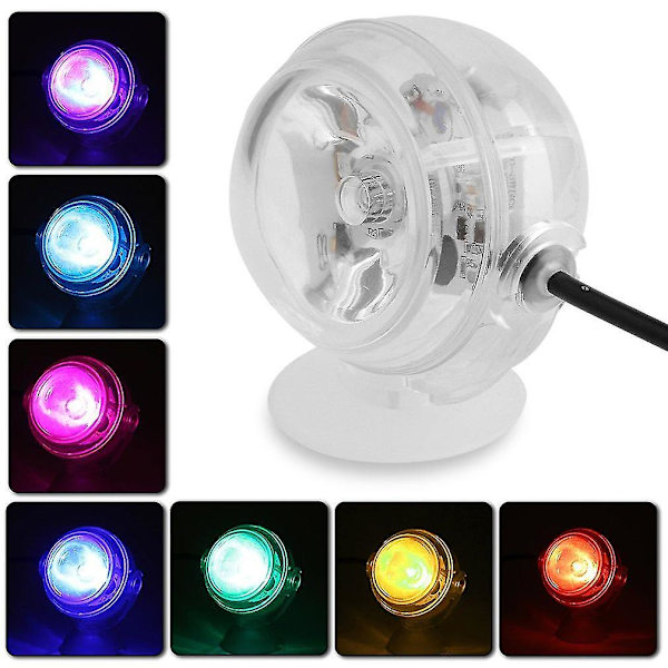 LED Vandtæt Akvarium Fiskekum Submersible Lys Lampe