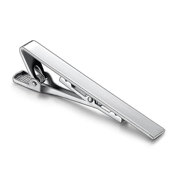 Slanke slips for slips, slipsbar-klips, slipsnåler sett for menn (gull+sølv+svart), 3 stk