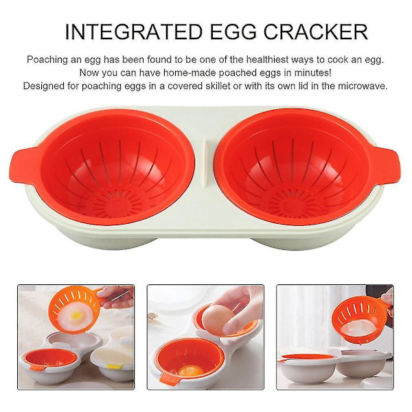 Dampkokt Eggkopp for Mikrobølgeovn