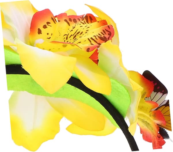 Phalaenopsis Pandebånd Sommerfugle Blomster Pandebånd til Kvinder Blomsterdekorationer Hårpynt