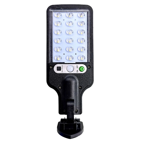 Solcellelampe for utendørs, solcelledrevet gatebelysning med sensor, sikkerhetsbelysning for hage, terrasse, sti og gårdsplass 616-A
