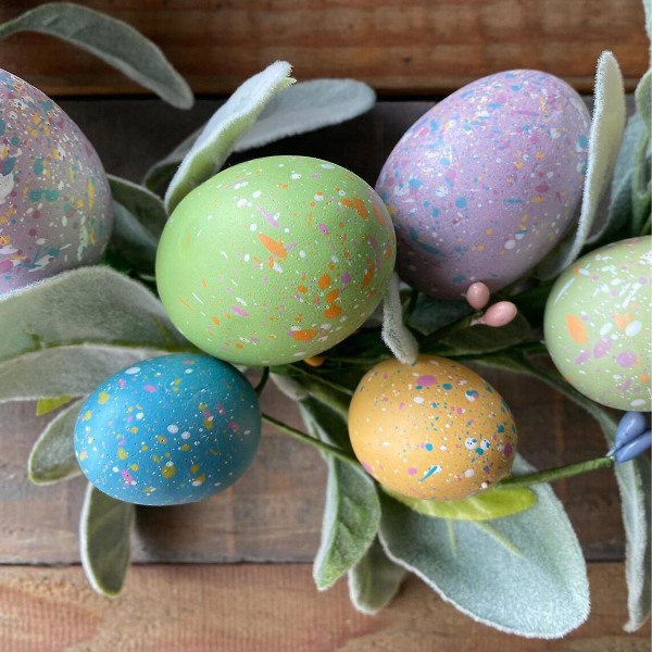 Påskekrans Pastell Egg Vegghengende Garland Holiday