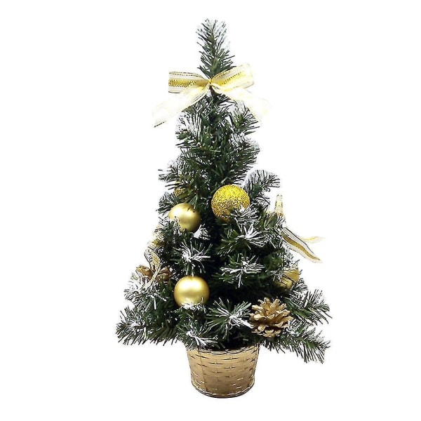 Mini Juletre Kunstig Juldekorasjon Skrivebordsdekor
