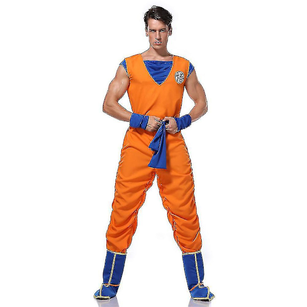 Son Goku -asuun pukukokonaisuus Anime-pallolle Aikuisille XL