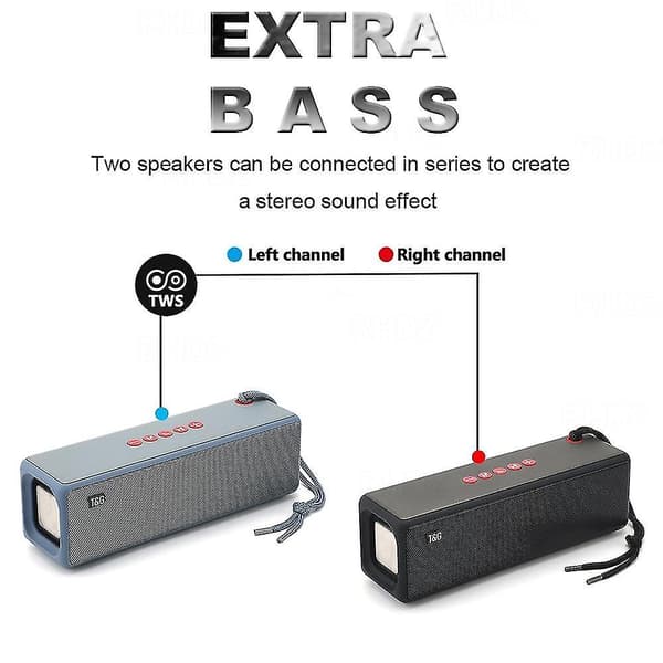 Bærbare Bluetooth-høyttalere Høy effekt lydplanke HiFi