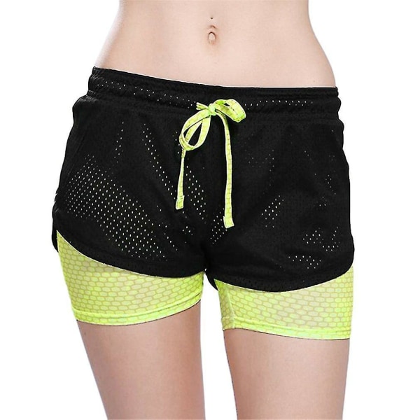 Shorts med høy midje for kvinner med blomstertrykk strandbukser