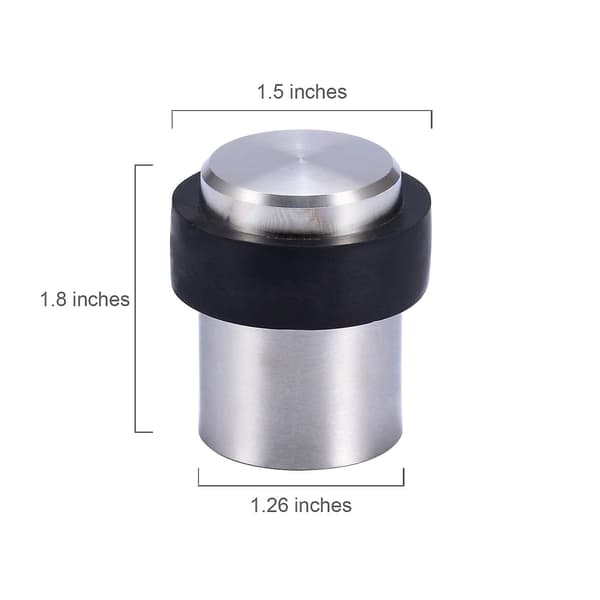 10 st Golv Dörrstopp 4,5 cm Rostfritt Stål Dörrstopp Dörrstopp