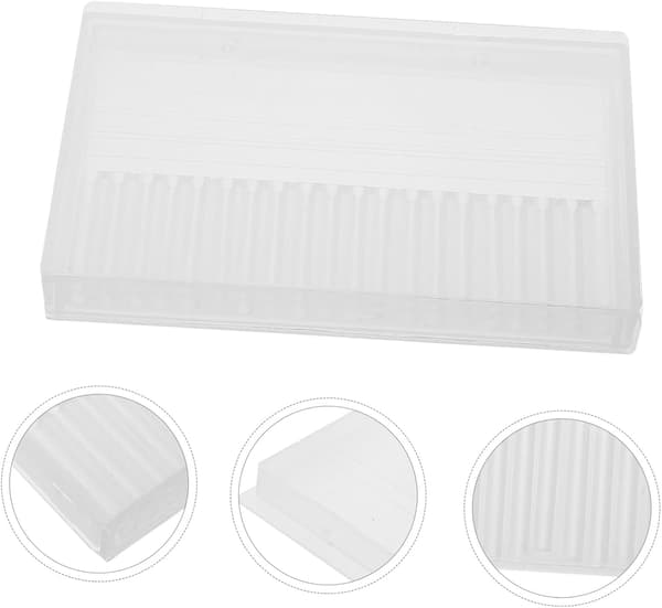 Negleborbits Holder Neglekunst Oppbevaringsboks Spor Sliphode Oppbevaring Manikyrutstyr Organizer