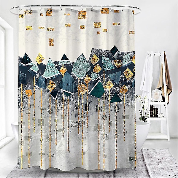 Moderni vedenpitävä suihkuverho kylpyhuoneeseen Beige 165 *180cm