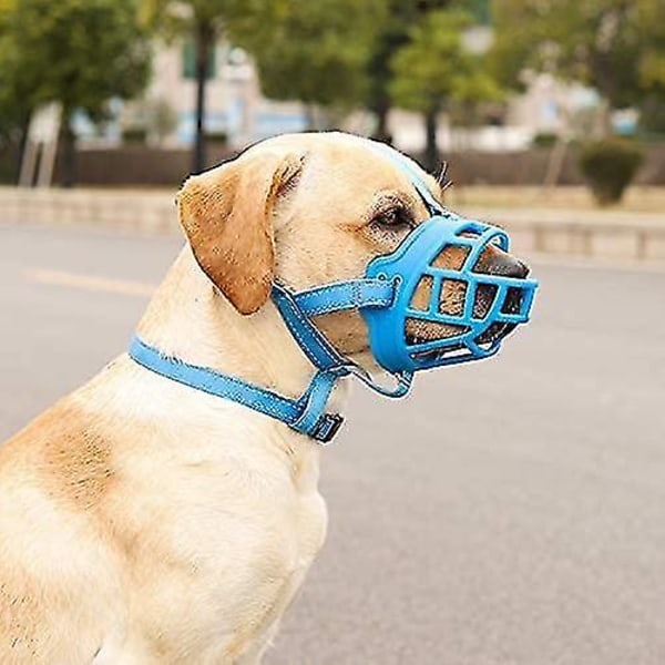 Soft Basket Silikon Dog Muzzle Justerbare stropper