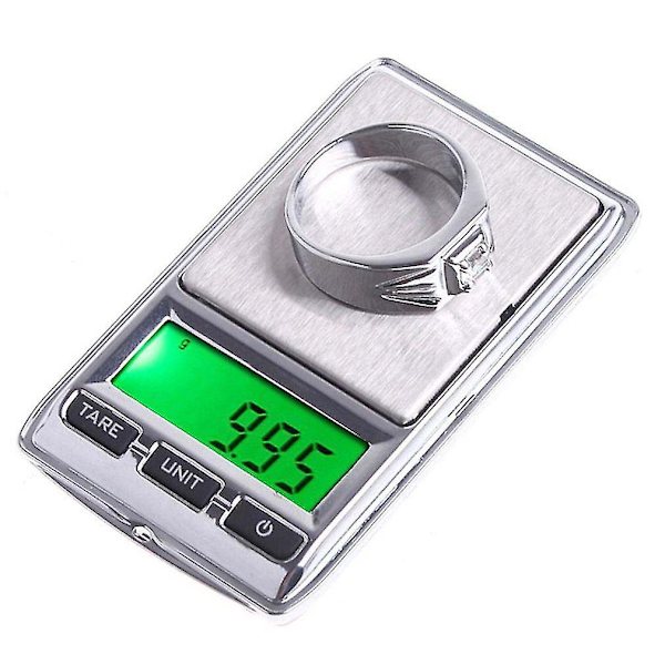 Mini digital smykkeskala 0-100g/0.01g 101-500g/0.1g