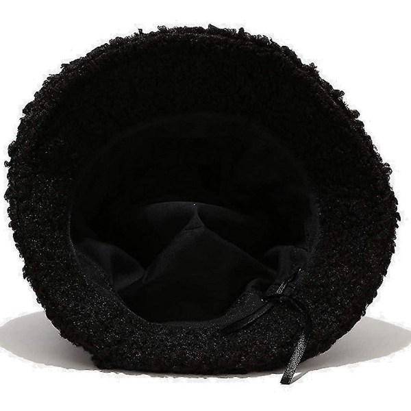 Dam Fuzzy Sherpa Teddy Style Vintage Faux Fur Wool Bucket Hat