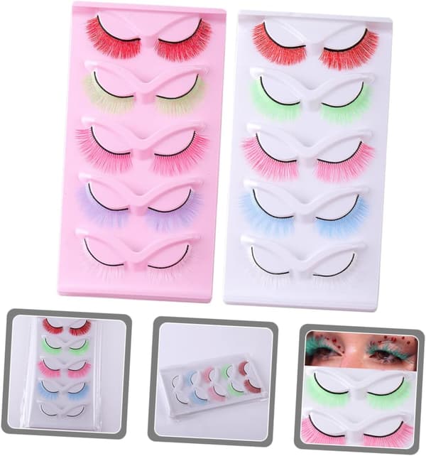 Tekoripset Wispy Lash Clusters Meikkitarvikkeet Naisille Teinitytöille Tekoripsien pidennykset esitykseen
